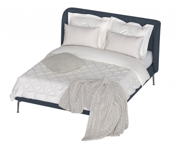 Modern Double Bed-ID:508641009