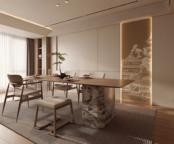 New Chinese Style Dining Room-ID:333444129