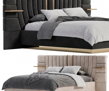 Modern Double Bed-ID:282421136