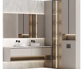 Modern Bathroom Cabinet-ID:836771979