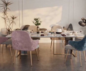 Modern Dining Table And Chairs-ID:945142033