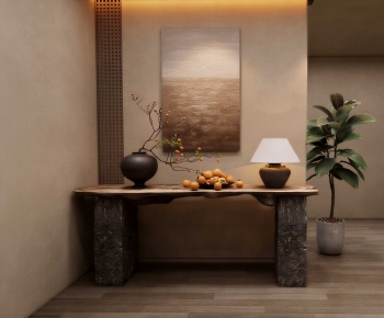 Wabi-sabi Style Console-ID:148380999