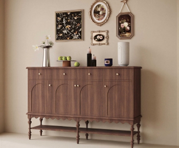 French Style Entrance Cabinet-ID:939718018