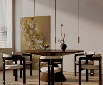 Modern Dining Table And Chairs-ID:692234997