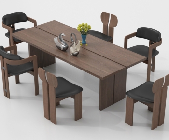 Modern Dining Table And Chairs-ID:874871973