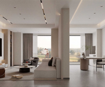 Modern A Living Room-ID:409710426