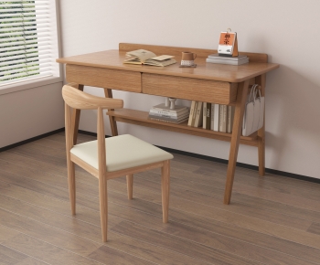 Modern Computer Desk And Chair-ID:844125037