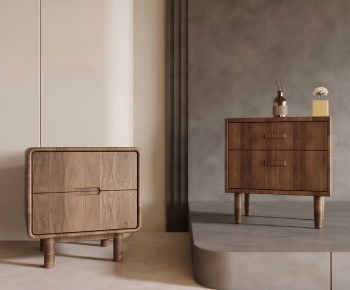 Wabi-sabi Style Bedside Cupboard-ID:272473105