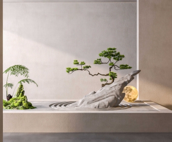 New Chinese Style Plant Landscaping-ID:185173997