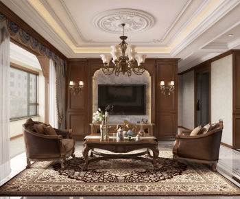 American Style A Living Room-ID:418219698