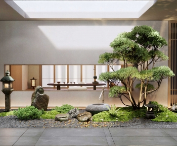 Japanese Style Plant Landscaping-ID:470664022
