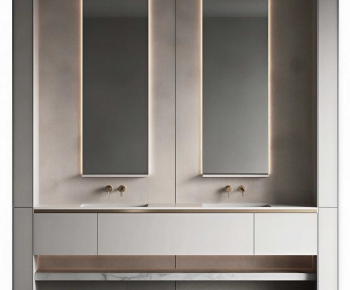 Modern Bathroom Cabinet-ID:776550052