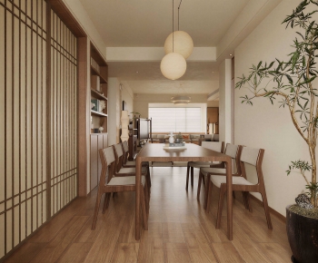 Japanese Style Dining Room-ID:706963063