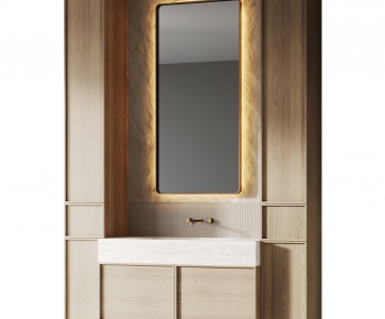 Nordic Style Bathroom Cabinet-ID:339138037