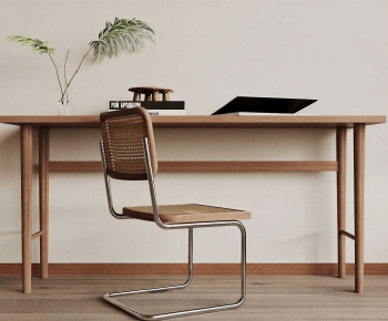 Modern Computer Desk And Chair-ID:444767007
