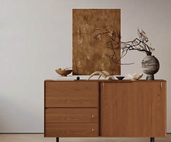 Wabi-sabi Style Entrance Cabinet-ID:616592886