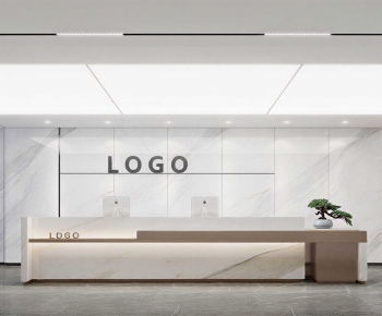 Modern Office Reception Desk-ID:165676124