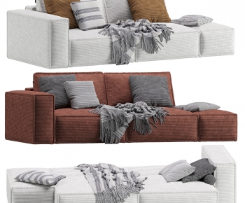 Modern Three-seat Sofa-ID:456078051