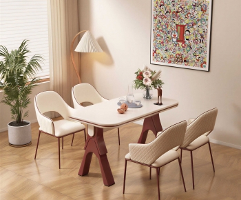 Modern Dining Table And Chairs-ID:527129257