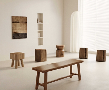 Wabi-sabi Style Bench-ID:637833127