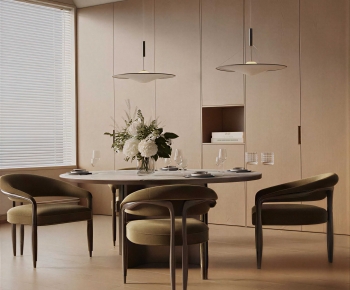 Modern Dining Table And Chairs-ID:776858093