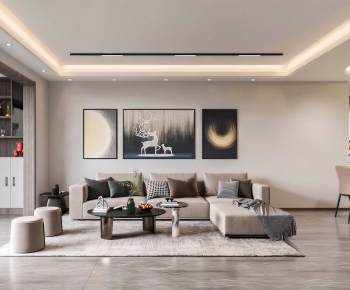 Modern A Living Room-ID:397067071