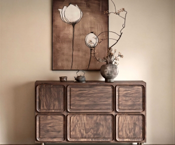 Wabi-sabi Style Entrance Cabinet-ID:652324916
