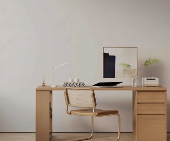 Modern Computer Desk And Chair-ID:989068039