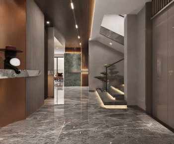 New Chinese Style Hallway-ID:905101068