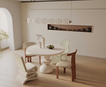 Modern Dining Table And Chairs-ID:737648965