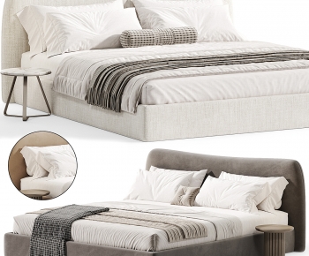 Modern Double Bed-ID:878204113