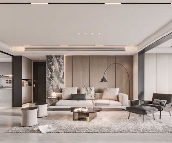 Modern A Living Room-ID:876574998