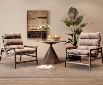 Wabi-sabi Style Lounge Chair-ID:605150941