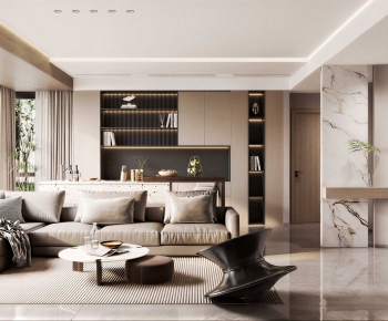 Modern A Living Room-ID:626975067