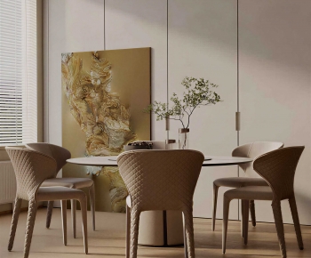 Modern Dining Table And Chairs-ID:255877026