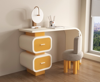 Modern Computer Desk And Chair-ID:830975067