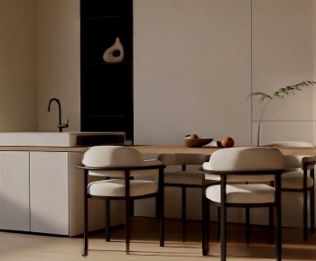 Modern Dining Table And Chairs-ID:749882947