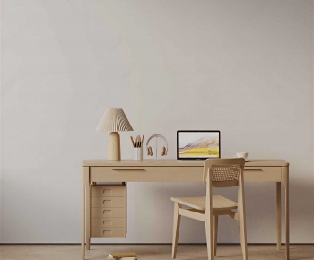 Modern Computer Desk And Chair-ID:561048987