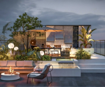 Modern Courtyard/landscape-ID:109201913