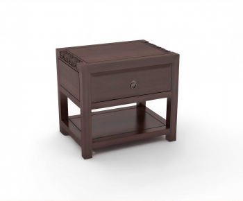 New Chinese Style Bedside Cupboard-ID:260330923