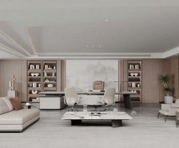 New Chinese Style Manager's Office-ID:607180127