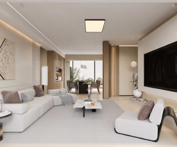 Modern A Living Room-ID:287070998