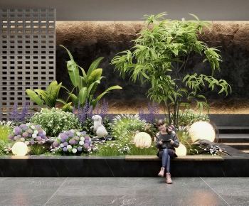 Modern Plant Landscaping-ID:687854051