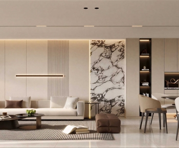 Modern A Living Room-ID:831300974