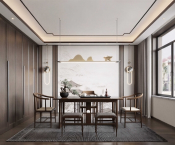 New Chinese Style Tea House-ID:684613949