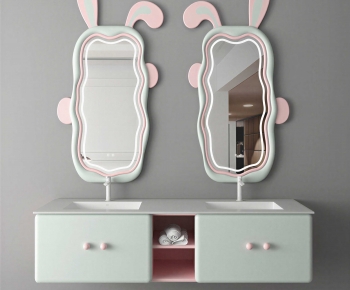 Nordic Style Bathroom Cabinet-ID:166008002