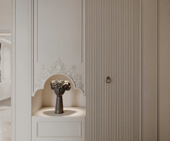 French Style Entrance Cabinet-ID:210757976