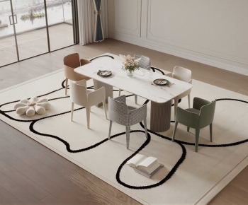 Modern Dining Table And Chairs-ID:212750914