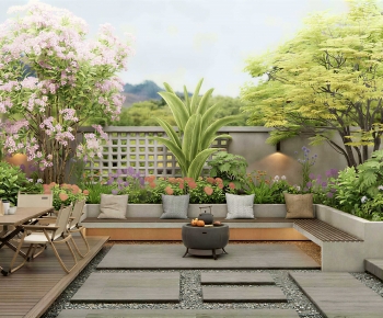 Modern Courtyard/landscape-ID:591640004