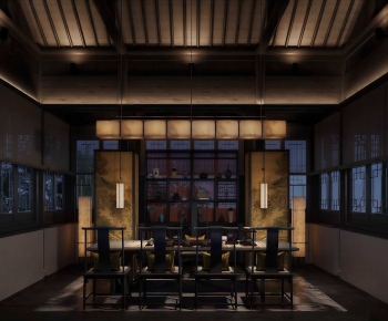 New Chinese Style Tea House-ID:272080902